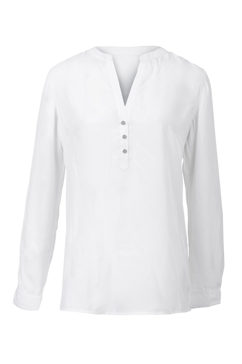 חולצת נשים עם צווארון סיני פנינה