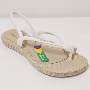 סנדלי אצבע בוהן טרה אגואה צבע לבן/בז