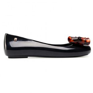 נעלי בובה מליסה בצבע שחור עם פפיון | 35-42 | Sweet Love III Ad 33264 Black/Tortoise 