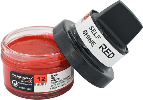 משחת נעליים אדומה + ספוג - TARRAGO