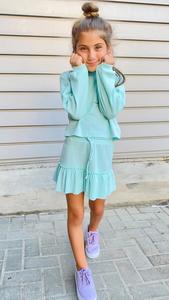 חצאית שכבות וואפל