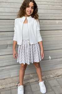 חצאית קפלונים ריב