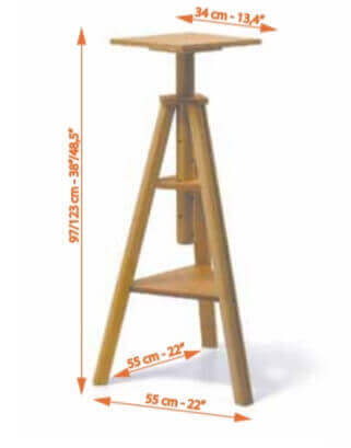 אובניים לפיסול מעץ מלא Cappelletto