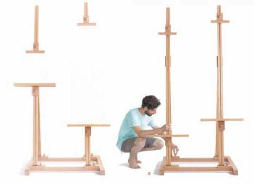 כן ציור דו צדדי  מעץ מלא Cappelletto CS-250