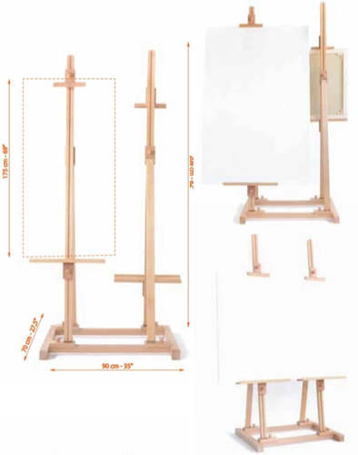 כן ציור דו צדדי  מעץ מלא Cappelletto CS-250