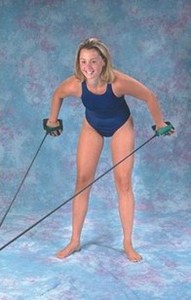 גומי לאימון יבש עם כפות ירוק בינוני