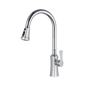 ברז מטבח נשלף גבוה שני מצבים ניקל 