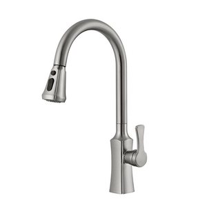 ברז מטבח נשלף גבוה שני מצבים ניקל מוברש