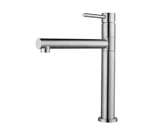 ברז בינוני לרחצה ניקל מוברש