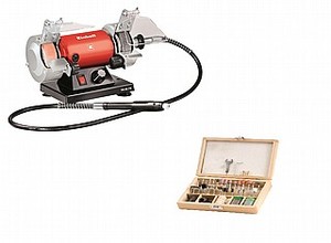 משחזת שולחן + ציר גמיש מבית EINHELL 