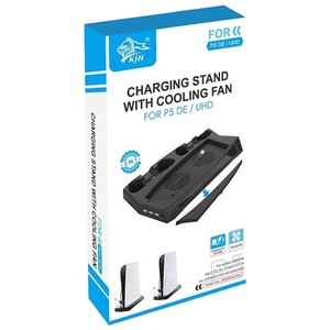 מעמד לPS5 עם מאוור + עמדת הטענה ל2 שלטים 