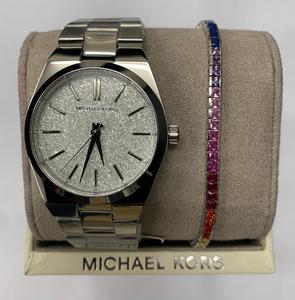Michael Kors MK6626 סט עם צמיד טניס כסף טהור 925
