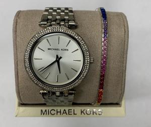 Michael Kors MK3190 סט עם צמיד טניס כסף 925