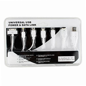 כבל טעינה והעברת נתונים 6-ב-1