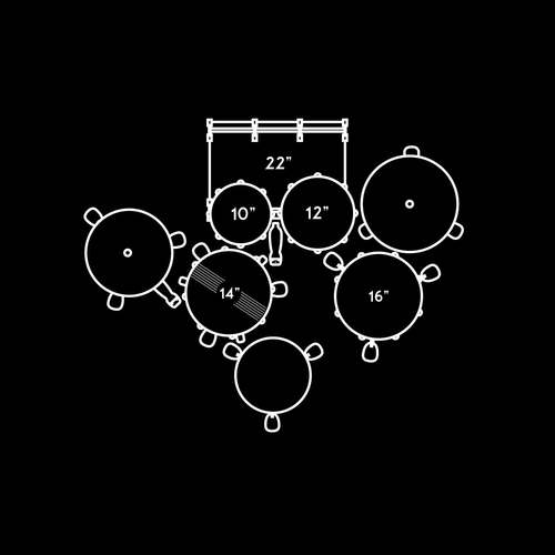 Pearl Road Show RS525SC מערכות תופים