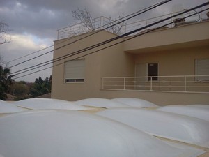 כיפות אור לפרגולות בטון