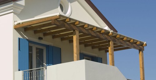 פרגולה חשמלית מדגם: סוכך מסילות 