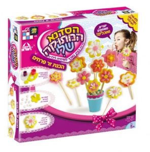 בצק סוכר - הכנת זר פרחים דיאמנט