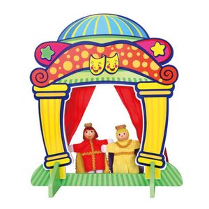 תאטרון בובות מעץ