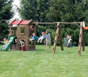 מתקן הרפתקאות רב תכליתי 3 נדנדות Step 