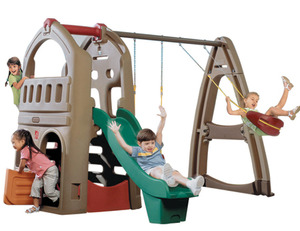 מתקן פעילות משולב בית ונדנדות Step 