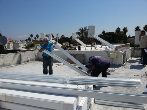 תוספת חדר על הגג- פרוייקט לדוגמא 