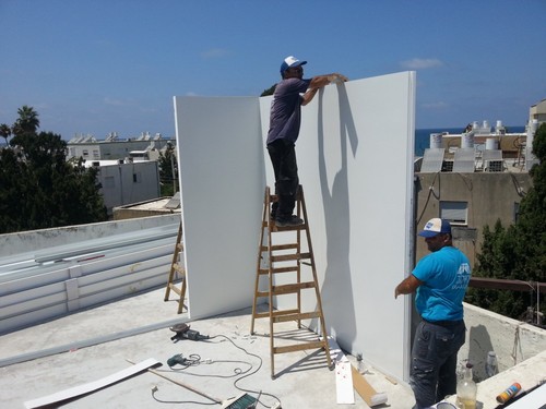 תוספת חדר על הגג- פרוייקט לדוגמא 