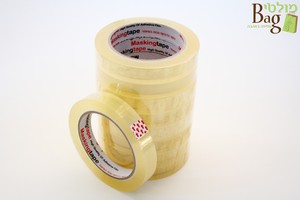 סלוטייפ אקרילי שקוף 3/4" (8 יח')