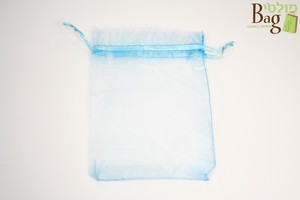 שקיות אורגנזה 10/15 תכלת (100 יח')