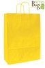 שקיות נייר ידית מגולגלת 26/34+11 צהוב