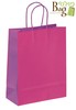 שקיות נייר ידית מגולגלת 42/37/13+5 פוקסיה/סגול