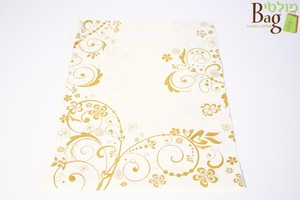 שקיות ניילון 60/70 עיטורים זהב