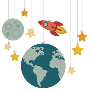 טפט טיסה בין כוכבים בגלקסיה