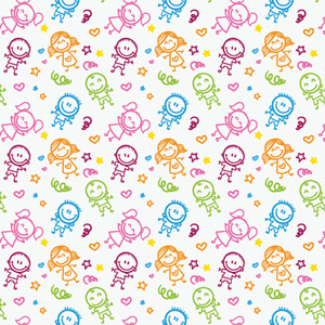 טפט ילדים מצויירים