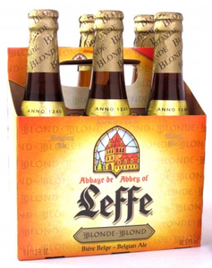 שישיית בירה Leffe Blonde - לף בלונד 330 מ"ל (6 בקבוקים)