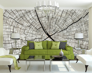 טפט בול עץ אפור