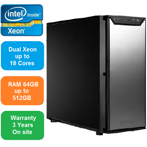 תחנת עבודה מקצועית SuperMicro X10DAI Dual Xeon