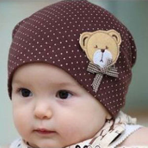 כובע דובי מנוקד 